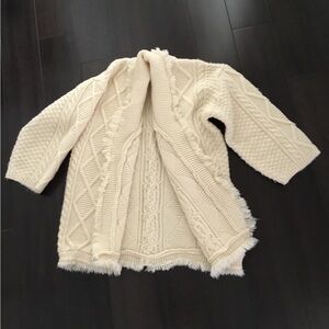 POL Cream Knit Cardigan